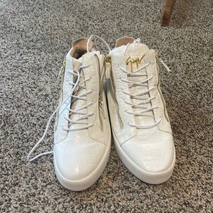 GIUSEPPE ZANOTTI INSPIRED side-zip high-top sneakers